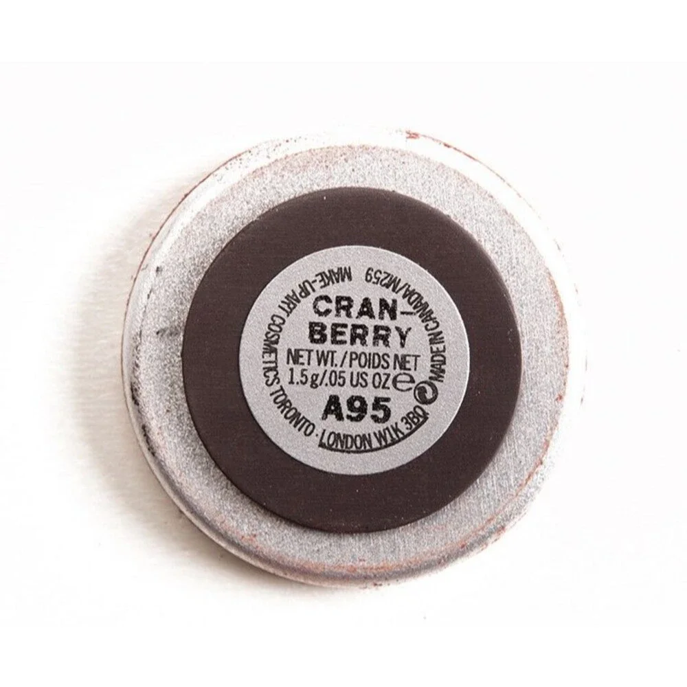 MAC CRANBERRY Eye Shadow ~ Red Plum Pink Shimmer Frost ~Pro Palette Pan Refill